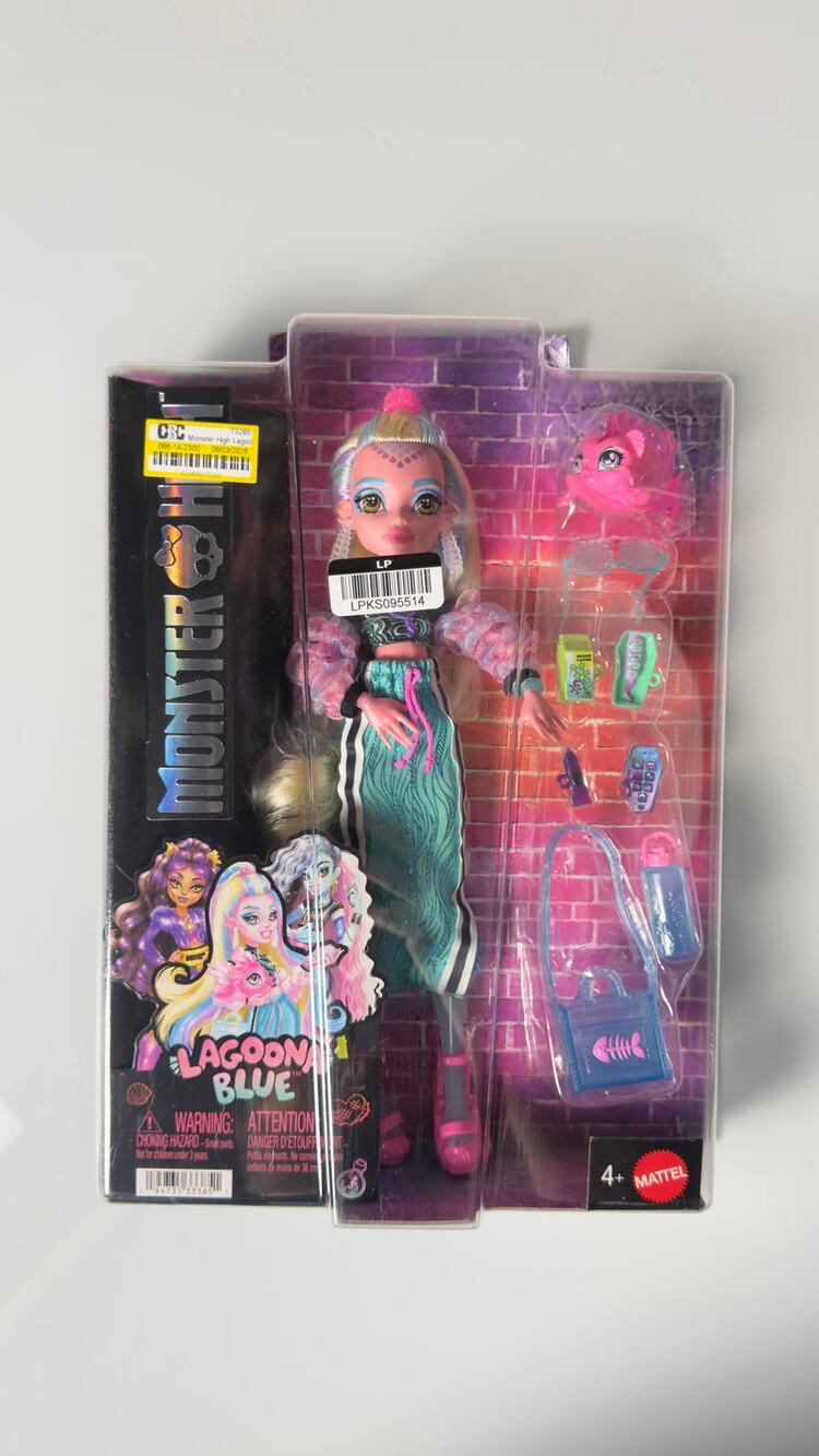 Monster High Lagoona Blue Doll Pet Neptuna 7 Accessories JHK33 New